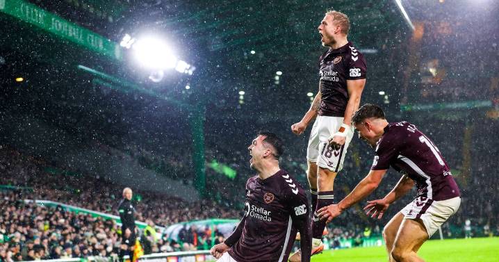 Wilfried Nancy washed out on Celtic debut as Hearts title wave sweeps league leaders clear