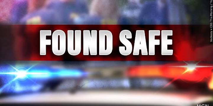 Man reported missing found safe