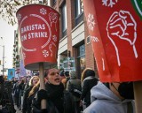 Mayor-elect Mamdani, Sanders join Starbucks workers on picket line in Brooklyn