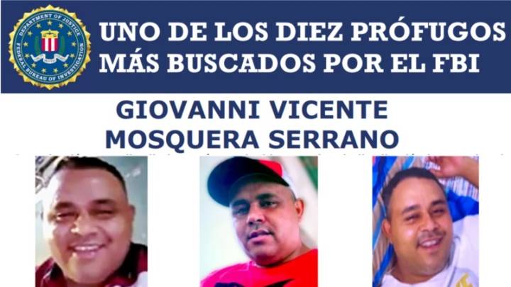 EE.UU. eleva recompensa por el primer líder del Tren de Aragua que aparece en la lista de los 10 más buscados del FBI
