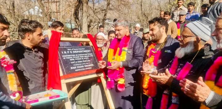 MLA Banihal lays foundation of Rs 1.8 cr motorable bridge; inaugurates projects