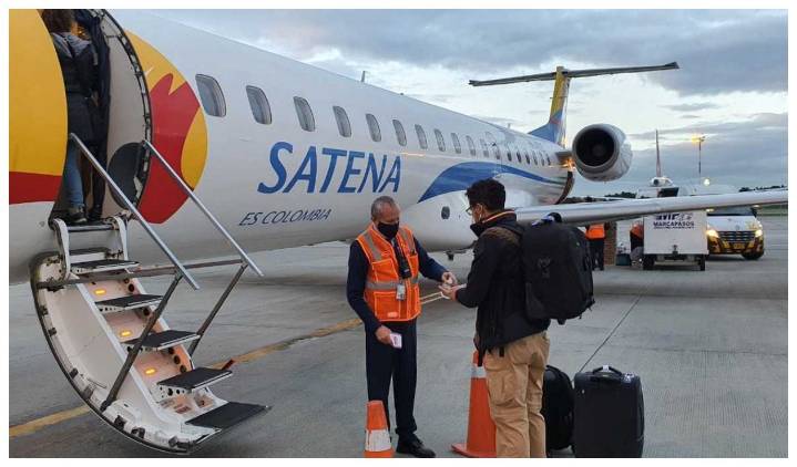 ¿Por qué Satena suspendió temporalmente sus vuelos a esta ciudad en Venezuela?