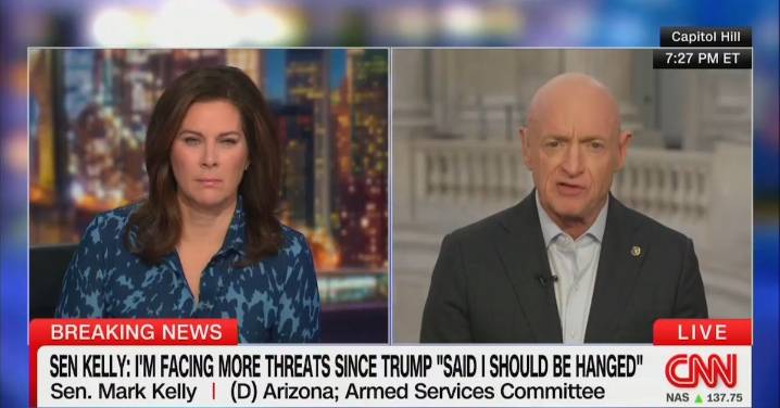 Mark Kelly Reveals ‘Graphic’ Threats He’s Received Since Trump Lashed Out