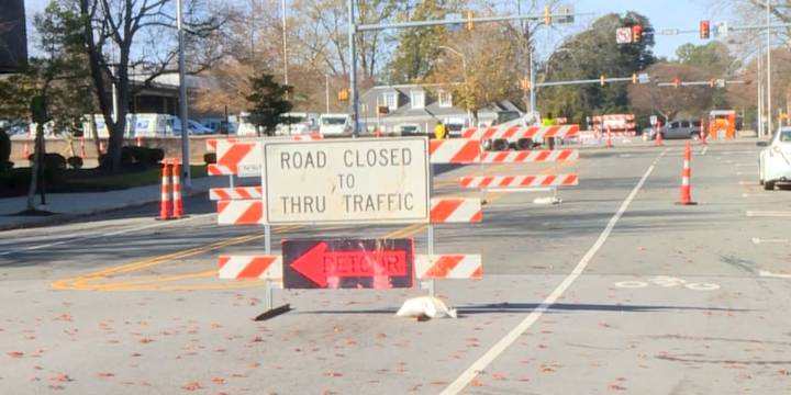 Downtown Greenville construction brings yet another traffic shift