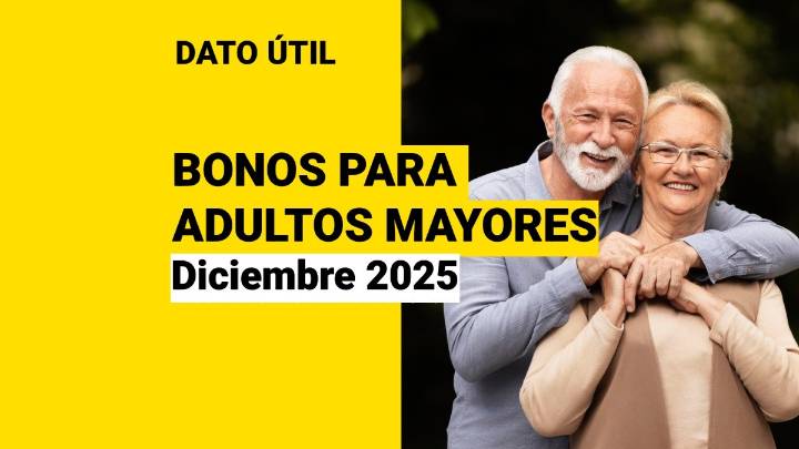 Bonos para adultos mayores: Estos son los beneficios económicos que reciben las personas de la tercera edad