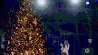 Encienden el árbol de Navidad en la Casa Blanca