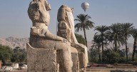 Egypt reveals restored colossal statues of pharaoh in Luxor