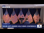 COMING UP: House GOP leaders hold news conference