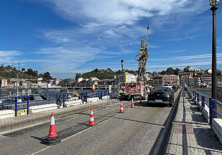 Nuevos cortes de tráfico en el puente de Ribadesella los días 9 y 11 de diciembre