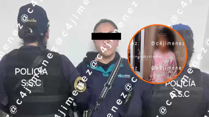 Reportan liberación de mujer detenida por presunto maltrato contra su hija de seis años en Azcapotzalco