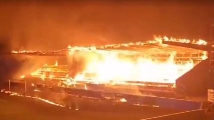 Queman el estadio del FC Haka tras bajar a Segunda