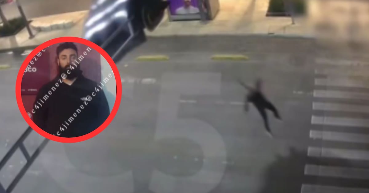 Video del C5 capta a paracaidista estadounidense atrapado en un semáforo de la CDMX
