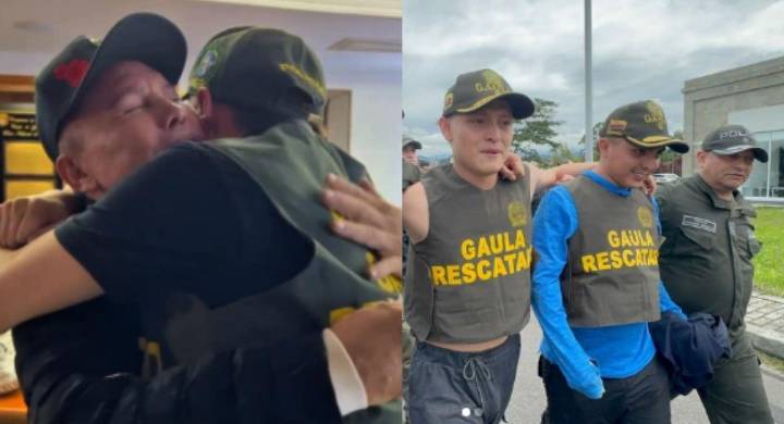 Giovanny Ayala abrazó nuevamente a su hijo y él relató el terror que sintió mientras estuvo privado de la libertad