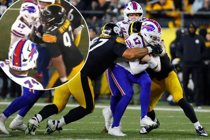 Steelers' Cam Heyward accuses Josh Allen of kneeing him in stomach
