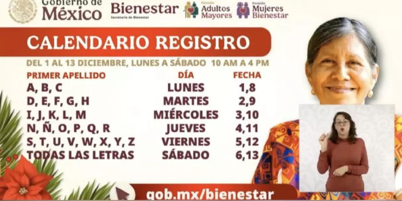 Arranca registro para pensión bienestar y mujeres bienestar: establecen fechas, requisitos y atención a domicilio