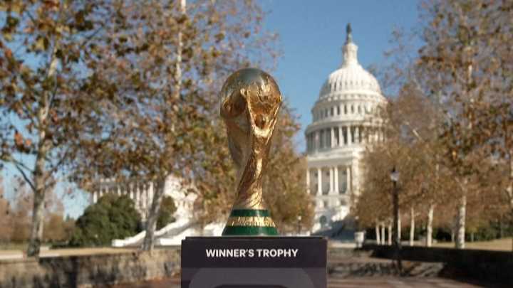 FIFA World Cup draw to be announced as trophy arrives in Washington