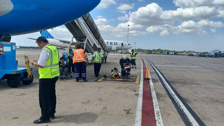 Uno con fracturas expuestas. Cayó un ascensor en el Aeropuerto de Ezeiza y hay tres heridos