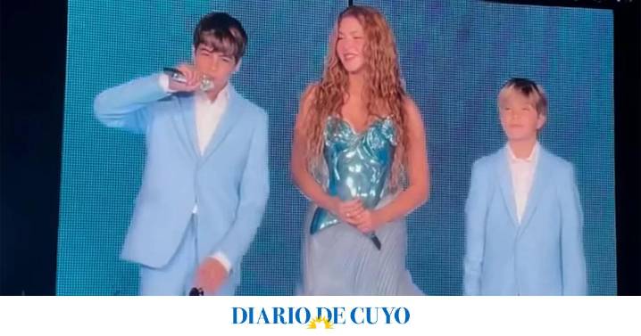Shakira emocionó al cantar junto a sus hijos en su segundo show en Buenos Aires