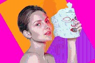 At-home red light therapy: 7-Color LED face mask 71% off