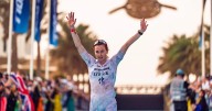 Manchester triathlete Georgia Taylor-Brown ends 'gap year' in style with second place in Qatar
