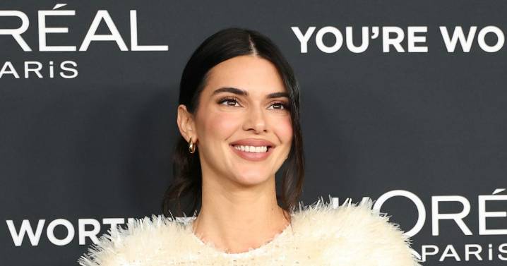 Kendall Jenner's High Tech Fringe Dress Rewrites the Holiday Party Rules