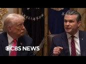 Watch: Trump, Hegseth provide new details about second strike against alleged drug boat