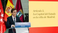 Almeida reivindica el artículo 117 y defiende la "independencia judicial" en el Día de la Constitución