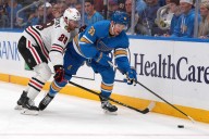NHL roundup: Blues beat Blackhawks 3-2 as Mailloux, Luff score first goals
