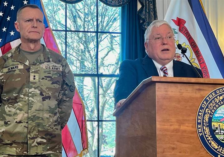National Guard member shot in D.C. has shown positive signs, West Virginia governor says