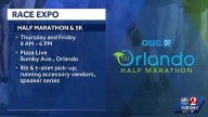 OUC Orlando Half Marathon expo at Plaza Live