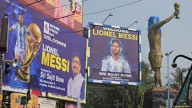 Messi inaugurará en la India una estatua de 21 metros
