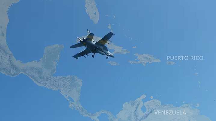 Así puede acabar la flota de Trump con el ejército de Maduro