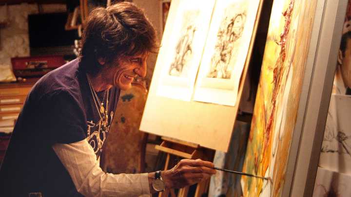 Ronnie Wood Celebrated His 50th Anniversary as a Stone With New Art