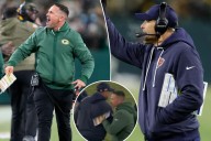 Matt LaFleur, Ben Johnson exchange awkward no-look handshake