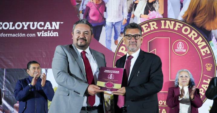 Luis Domingo Zenteno rinde su Primer Informe con seguridad, obras y finanzas sanas en Teoloyucan