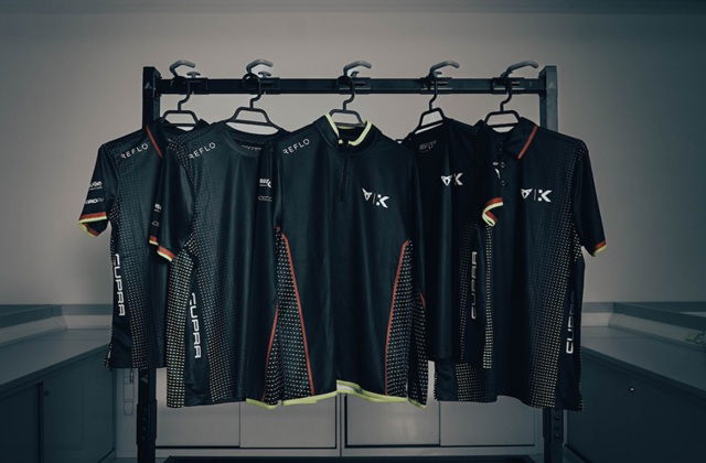CUPRA KIRO da la bienvenida a Reflo como patrocinador oficial de ropa de equipo