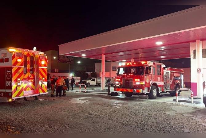 Caen 2 trabajadores a fosa de gasolina en una estación de Rendichicas