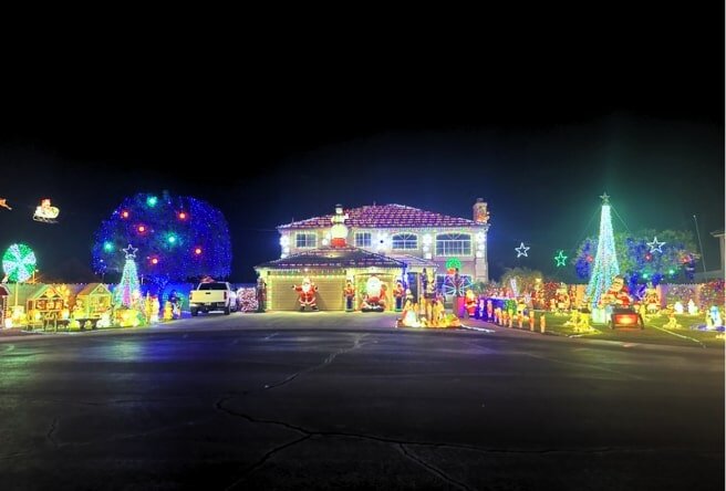 Plan your holiday lights tour with Gilbert’s interactive map