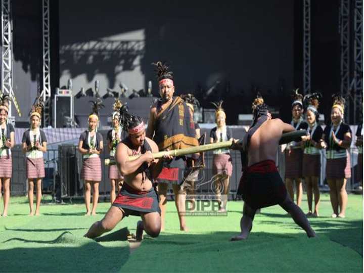 Cultural display marks the 4th day of Hornbill Festival