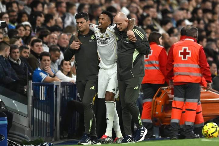 Real Madrid suffer shock home loss to Celta Vigo as Eder Militao goes off injured