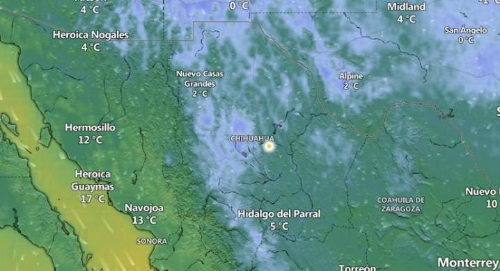 "Enfría" aire polar al estado: 11 municipios bajo cero