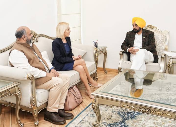 Punjab CM Bhagwant Mann bats for strategic tie-up with UK to develop state as hub of manufacturing
