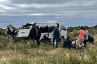 Volcó una furgoneta con un grupo religioso en Mendoza: 14 heridos y un menor grave
