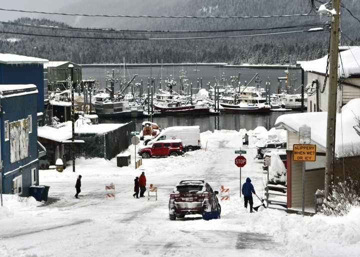 Arctic temperatures hit Southeast Alaska as Petersburg sees record snowfall