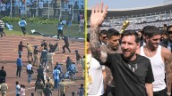'Deeply disturbing' - Police forced to intervene as Lionel Messi visit descends into chaos