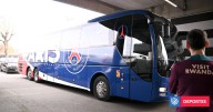Dos detenidos: atacan a pedradas autobús del PSG antes de dejar España tras duelo de Champions League