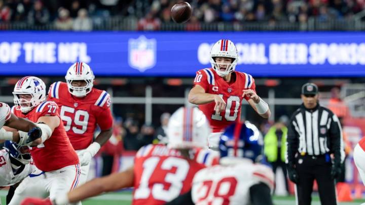 QB Drake Maye leads Patriots past Giants, to NFL