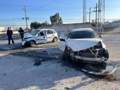 Accidente automovilístico deja lesionados en Ramos Arizpe