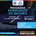 Atenderá Municipio con bacheo cinco zonas este jueves 4 de diciembre