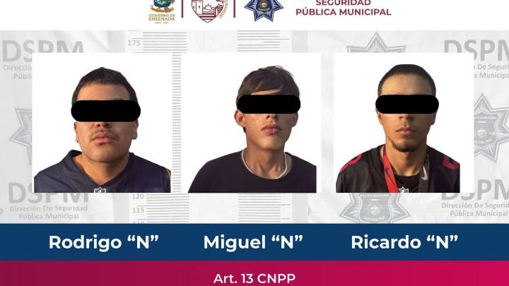 Tres jóvenes detenidos por asalto violento